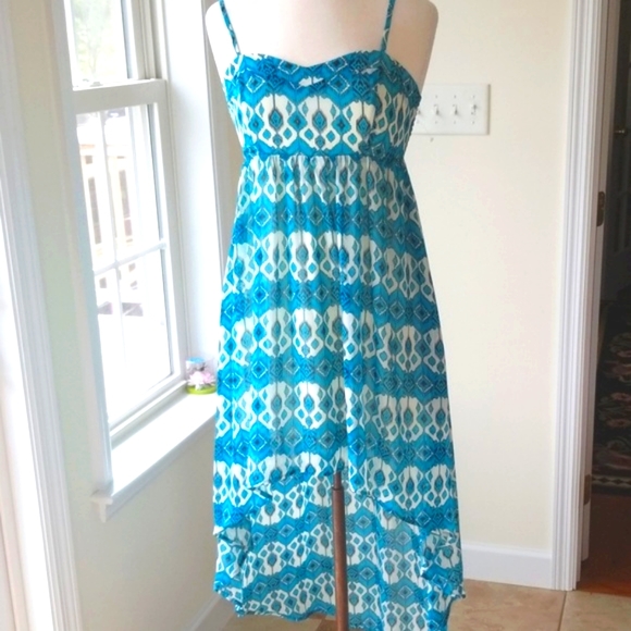 Summer  SALE🩷Forever 21 Hi Low Boho Print 🌛Dress🌜 - Picture 1 of 6